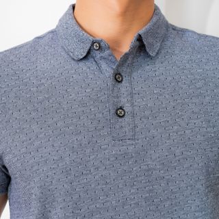 ÁO POLO NAM NGẮN TAY CHẤT LIỆU COTTON HOẠ TIẾT NHÍ ĐƠN GIẢN SANG TRỌNG ALGPLO44 - ALIGRO