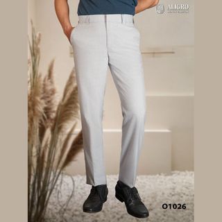 QUẦN ÂU MÀU GHI SÁNG ALGO1026 - ALIGRO
