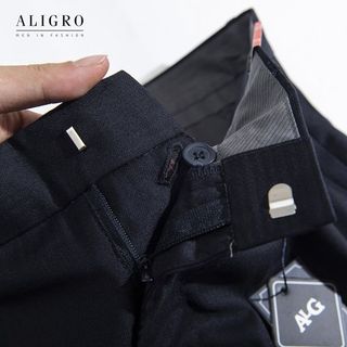 QUẦN ÂU MÀU NAVY XƯƠNG CÁ ALGO1033 - ALIGRO