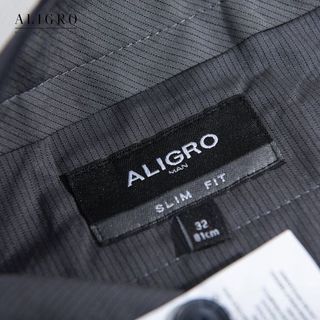 QUẦN ÂU MÀU NAVY XƯƠNG CÁ ALGO1033 - ALIGRO
