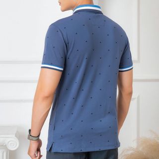 ÁO POLO NAM NGẮN TAY ALIGRO CHẤT LIỆU COTTON HOẠ TIẾT BÀN LÀ BẮT MẮT, CO GIÃN 4 CHIỀU, THẤM HÚT TỐT