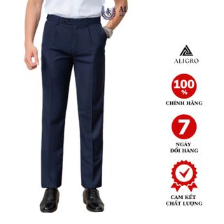 QUẦN ÂU 1 LY MÀU NAVY ALGL8020 - ALIGRO