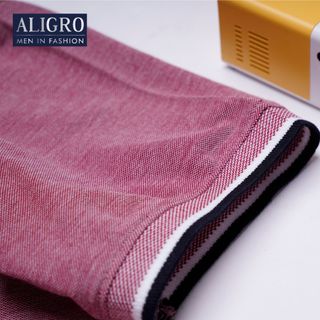 ÁO POLO NAM NGẮN TAY CHẤT LIỆU COTTON CỔ PHỐI NĂNG ĐỘNG TRẺ TRUNG ALGPLO53 - ALIGRO