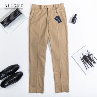 QUẦN KAKI NAM MÀU KHAKI ALGK050 - ALIGRO