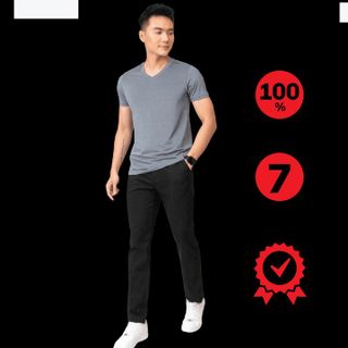 QUẦN KAKI NAM MÀU ĐEN ALIGRO ALGK039 - ALIGRO