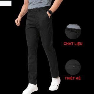 QUẦN KAKI NAM MÀU ĐEN ALIGRO ALGK039 - ALIGRO