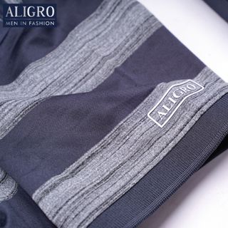 ÁO POLO NAM NGẮN TAY ALGPLO58 CHẤT VẢI COOLMAX HOẠ TIẾT KẺ NGANG, NHẸ, MỀM MẠI TRÊN DA, THẤM HÚT ƯU VIỆT - ALIGRO