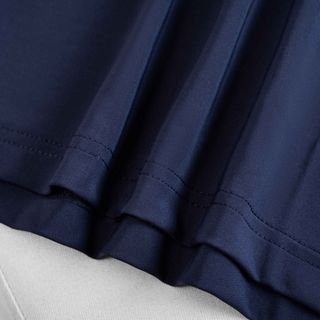 ÁO POLO NAM NGẮN TAY MÀU NAVY PHỐI KẺ NGANG NGỰC ALGPLO72 - ALIGRO