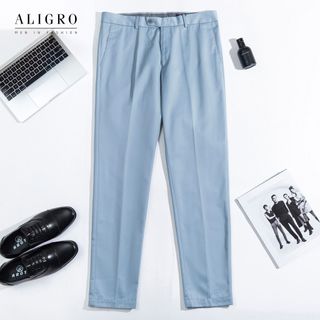 QUẦN KAKI NAM MÀU XANH DƯƠNG ALGK033 - ALIGRO