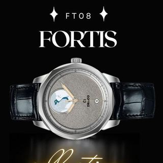 Đồng Hồ Nam - Thương Hiệu Việt Draco D23-FT08 - " Fortis " Dây Da Đen - thời trang nam thể thao