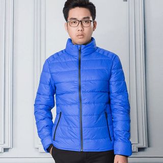 ÁO KHOÁC LÔNG VŨ MÀU XANH DƯƠNG ALGALV.11 - ALIGRO