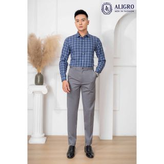 QUẦN KAKI NAM MÀU XÁM ALGK069 - ALIGRO