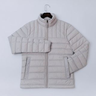 ÁO KHOÁC LÔNG VŨ BEIGE CHẤT LIỆU CAO CẤP MỀM MỊN SIÊU NHẸ GIỮ NHIỆT  ALIGRO ALGALV.19 - ALIGRO