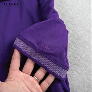 ÁO POLO NAM CHẤT LIỆU COTTON MÀU TÍM ALGPLO27- ALIGRO