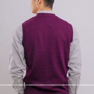 ÁO GILE ALIGRO CỔ TIM MÀU TÍM ALENGL009 - ALIGRO