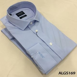 ÁO SƠ MI DÀI TAY XANH NGỌC ALGS169 - ALIGRO
