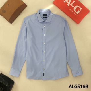 ÁO SƠ MI DÀI TAY XANH NGỌC ALGS169 - ALIGRO