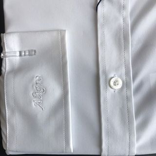 ÁO SƠ MI DÀI TAY TRẮNG ALGS163 - ALIGRO