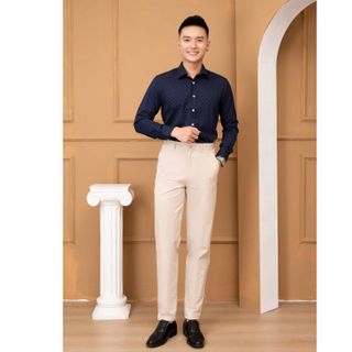 QUẦN KAKI MÀU GHI TRẮNG ALGK062 - ALIGRO