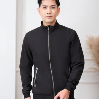 ÁO KHOÁC GOLF NAM 2 LỚP ALIGRO MÀU ĐEN AK2G.4 - ALIGRO