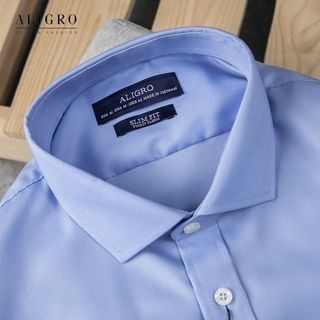 ÁO SƠ MI DÀI TAY BLUE ALGS197 - ALIGRO