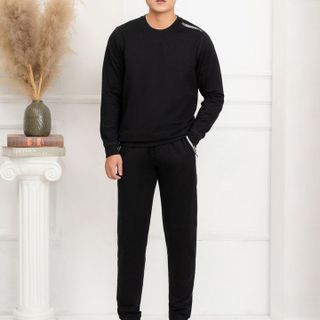 BỘ NỈ NAM ALIGRO MÀU ĐEN BN5 - ALIGRO