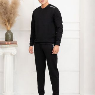 BỘ NỈ NAM ALIGRO MÀU ĐEN BN5 - ALIGRO