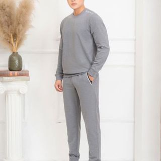 BỘ NỈ NAM ALIGRO MÀU XÁM BN6 - ALIGRO