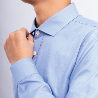 ÁO SƠ MI DÀI TAY NAVY ALGS198 - ALIGRO