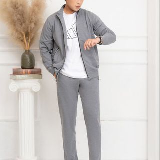 BỘ NỈ NAM ALIGRO MÀU XÁM BN9 - ALIGRO