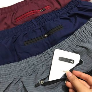 Quần đùi 2 lớp nam trong lót dài mlxlxxl Ri 2222 Tách nửa ri được, quần thể thao nam