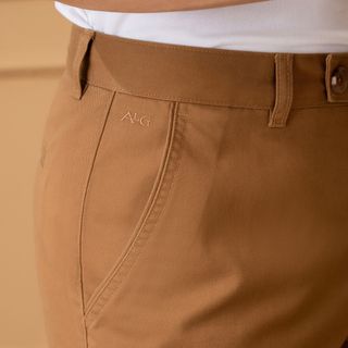 QUẦN SHORT NAM CHẤT LIỆU KAKI DÁNG BASIC TRẺ TRUNG NĂNG ĐỘNG - ALIGRO