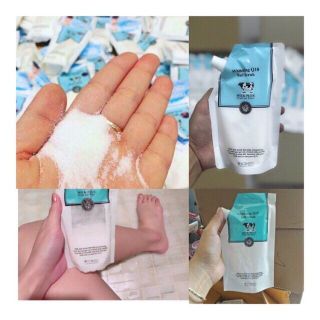 Muối Tắm Sữa Bò Trắng Da Q10 Salt Scrub.