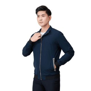 ÁO KHOÁC GOLF 2 LỚP MÀU NAVY AK2G.1 - ALIGRO