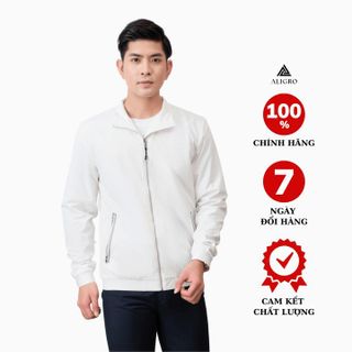 ÁO KHOÁC GOLF 2 LỚP MÀU TRẮNG AK2G.2 - ALIGRO