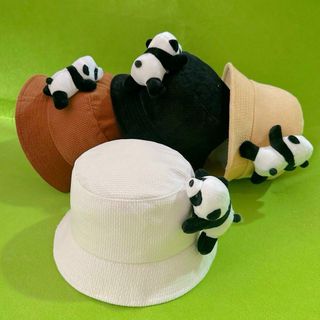 Mũ bucket trẻ em gấu trúc leo CQ