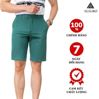 QUẦN SHORT KAKI NAM MÀU XANH ALGQS1071 - ALIGRO giá sỉ