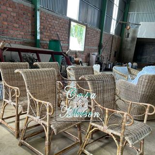 Ghế dựa tay vịn mây cao cấp CaSa Mai Son