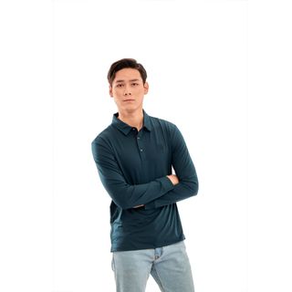ÁO PHÔNG DÀI TAY CỔ BẺ ALGAPD052 - ALIGRO