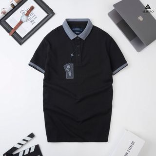 ÁO POLO NAM NGẮN TAY ALIGRO CHẤT LIỆU CVC MỀM MỊN, CO GIÃN, THẤM HÚT MỒ HÔI ALGPLO91 - ALIGRO