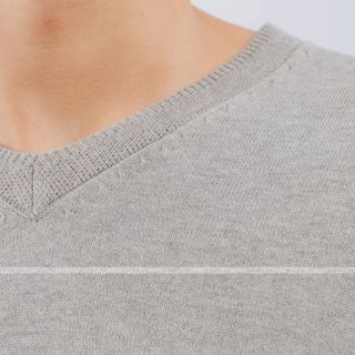 ÁO LEN DÀI TAY CỔ TIM ALEND044 - ALIGRO