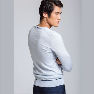 ÁO LEN LÔNG CỪU CỔ TIM ALEND043 - ALIGRO