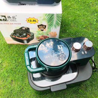 Nồi Chiên Không Dầu Camel 12L Nắp Kính