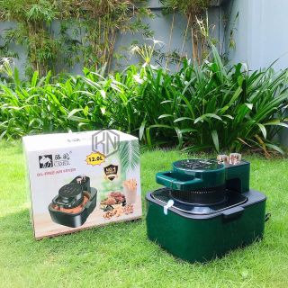 Nồi Chiên Không Dầu Camel 12L Nắp Kính