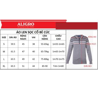 ÁO LEN CỔ BẺ DÀI TAY ALEND035 - ALIGRO