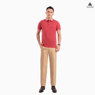 ÁO POLO NAM NGẮN TAY ĐỎ LỢT ALGPLO99 - ALIGRO