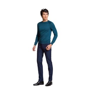 ÁO LEN CỔ TRÒN VIỀN NỔI DÀI TAY ALEND040 - ALIGRO