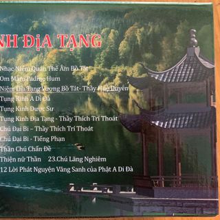 Máy niệm phật 24 bài - Có 3 bộ kinh: Kinh Địa Tạng, Kinh Dược Sư, Kinh A Di Đà, Có Bài Khai Thị Vãnh sanh, có 12 lời phát nguyện vãng sanh của Đức Phật A Di Đà