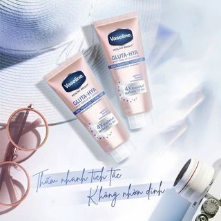 [MUA 1 ĐƯỢC 2 ] SỮA DƯỠNG THỂ VASELINE HEALTHY BRIGHT GLUTA HYA THÁI LAN 300ML - SILVER