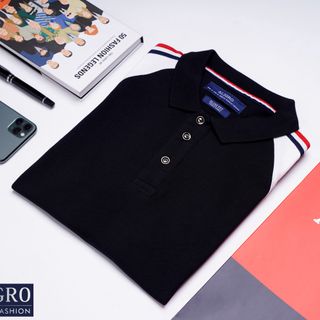 ÁO POLO NAM COTTON PHỐI MÀU SANG TRỌNG ALGPLO52 - ALIGRO